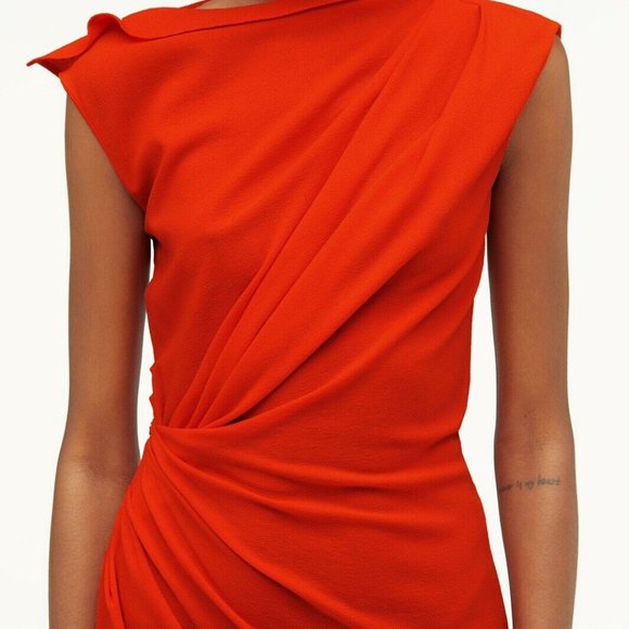 Zara Limited Edition x Narciso Rodriguez Rushed Midi Dress - Picture 3 of 12